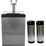 Series 4 Kegerator Double Tap 2x Taps with 2 New Kegs