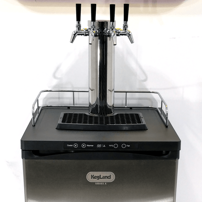 Series X Kegerator Quadruple Tap 4x Taps - Distillery King Australia