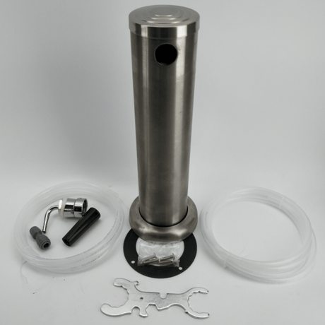 Single Tap Brushed Stainless Font Kit - Distillery King Australia