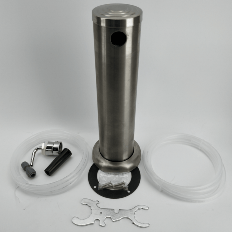 Single Tap Brushed Stainless Font Kit - Distillery King Australia