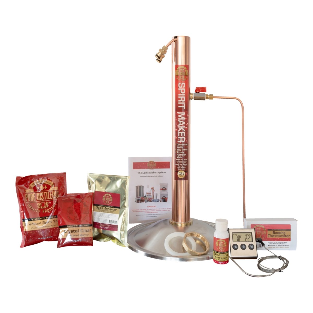 Spirit Maker Reflux Copper Condenser - Distillery King Australia