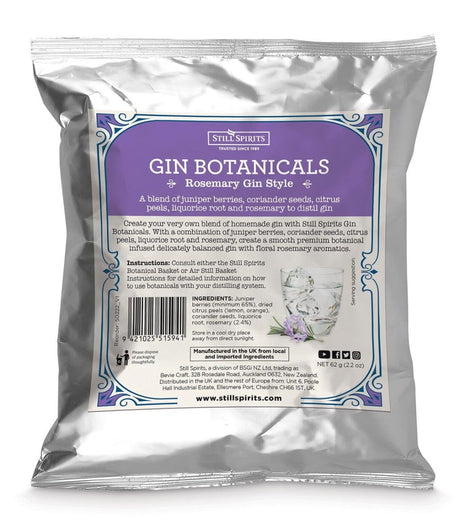 Still Spirits Gin Botanical Kit - Rosemary Gin Botanicals - Distillery King Australia