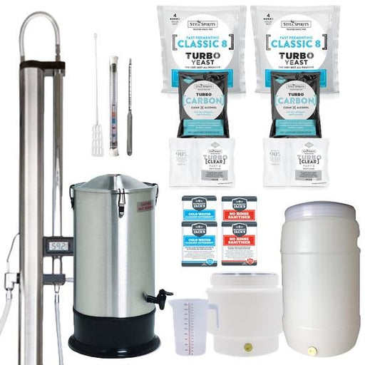 T500 PURE STARTER Distillery Kit: Make Pure 93% Ethanol Alcohol For Herbal Tinctures, Hand Sanitiser & Essential Oils - Distillery King Australia