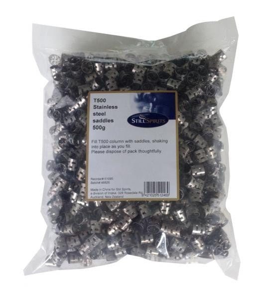 T500 Stainless Steel Saddles 500g - Distillery King Australia