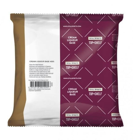 Top Shelf Liqueur Cream Liqueur Base 400g - Distillery King Australia