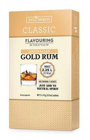 Top Shelf Select Rum Australian Gold Rum Essence (2 x 1.125L Sachets) - Distillery King Australia