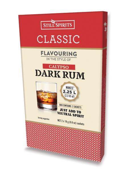 Top Shelf Select Rum Calypso Dark Rum Essence (2 x 1.125L Sachets) - Distillery King Australia