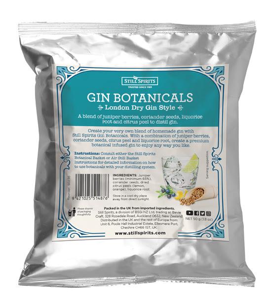 Still Spirits Gin Botanical Kit - London Dry Gin